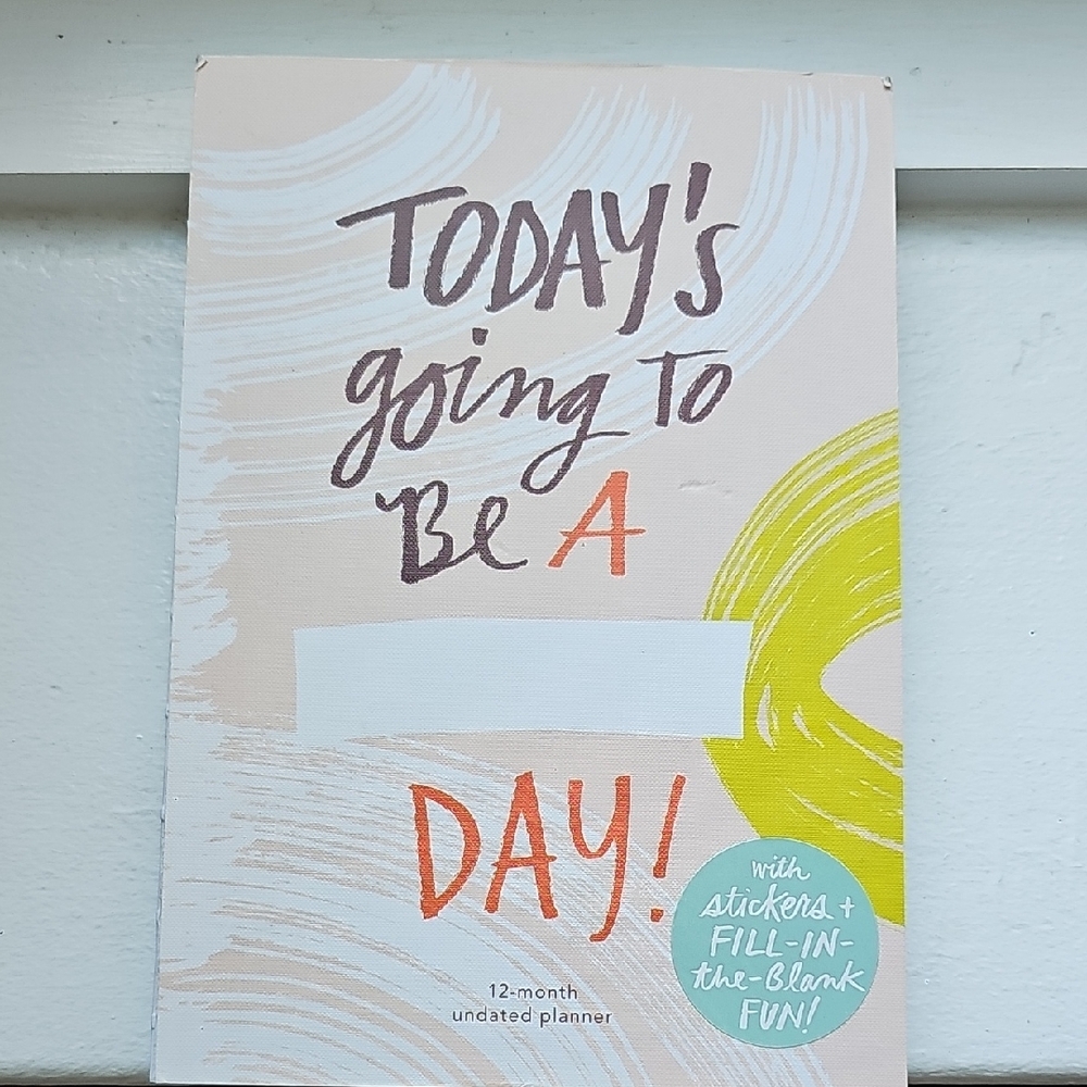 Undated Planner with Stickers